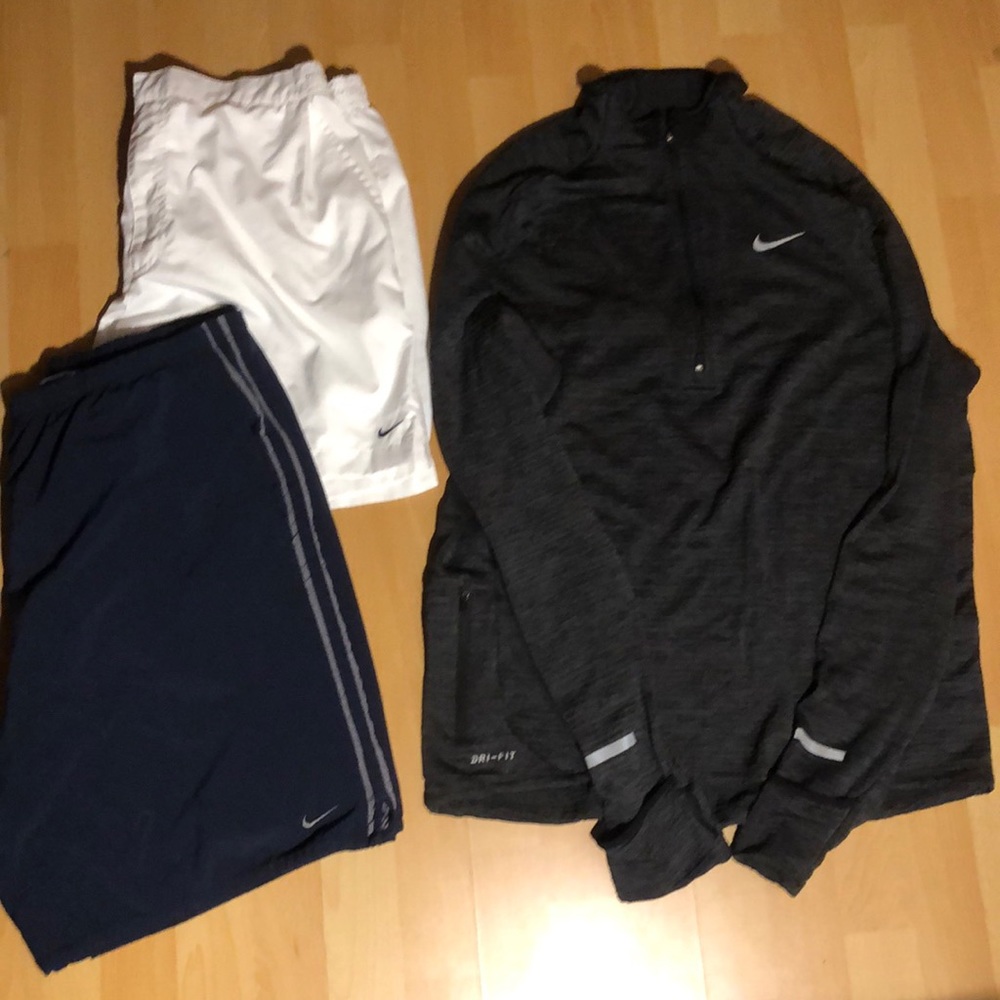 Nike dri fit bundle workout running shorts